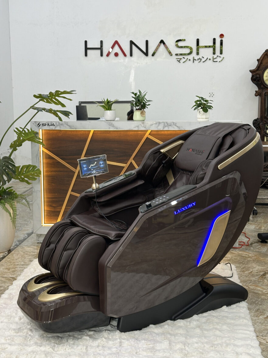 Ghế Massage HANASHI H55 LUXURY - Di Chuyển Cao Cấp